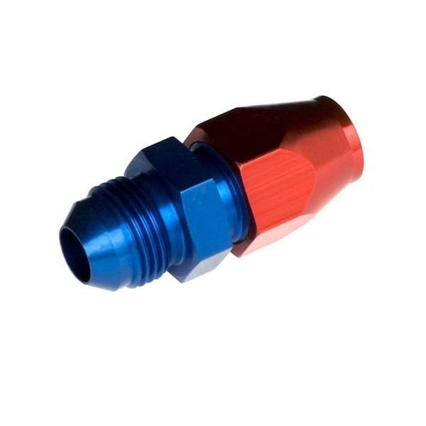 Redhorse HOSE ENDS 06 AN Male Hose 38 Inch Outlet Straight Anodized Red Blue Single 3100-06-06-1 - main